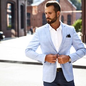 Elegante Traje Azul - Cahuita